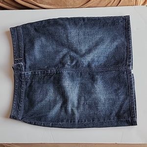 Loft Denim Midi Skirt